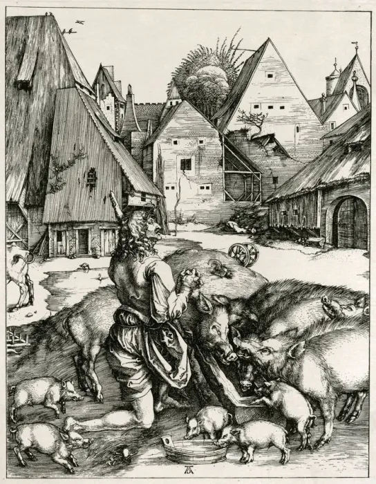 Framed Print : PARABLE OF PRODIGAL SON Framed Print : PARABLE OF PRODIGAL SON