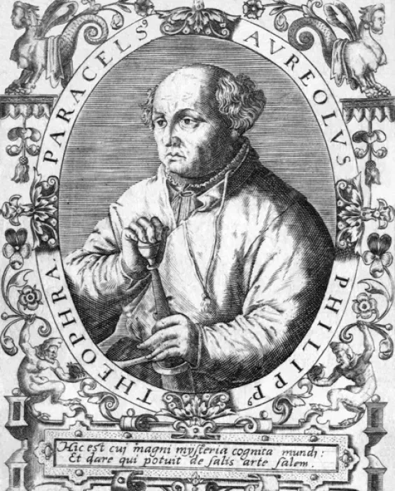 Framed Print : Paracelsus (De Bry) Framed Print : Paracelsus (De Bry)