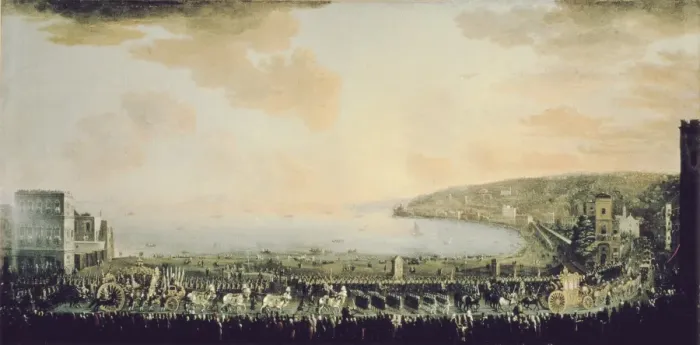 Framed Print : Parade of Charles VII of Naples (future Charles Framed Print : Parade of Charles VII of Naples (future Charles