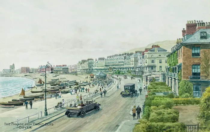 Framed Print : The Parade, Dover, Kent, viewed from the Yacht Club Framed Print : The Parade, Dover, Kent, viewed from the Yacht Club