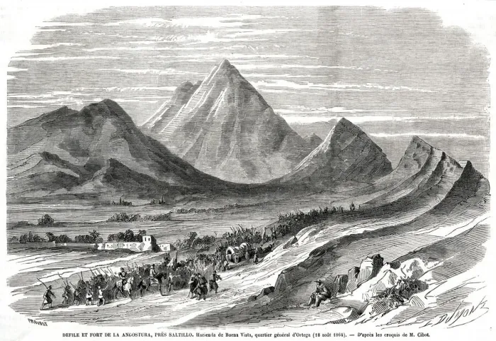 Framed Print : Parade and Fort of Angostura, near Saltillo Framed Print : Parade and Fort of Angostura, near Saltillo
