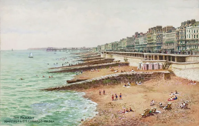 Framed Print : The Parade, Hastings and St Leonards on Sea, East Sussex Framed Print : The Parade, Hastings and St Leonards on Sea, East Sussex