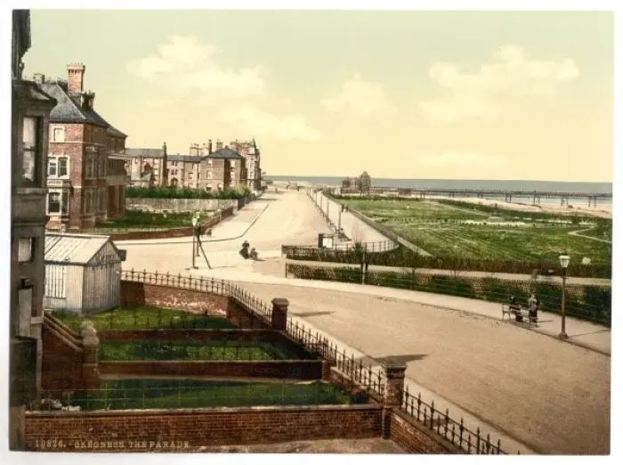 Framed Print : The parade, Skegness, England Framed Print : The parade, Skegness, England