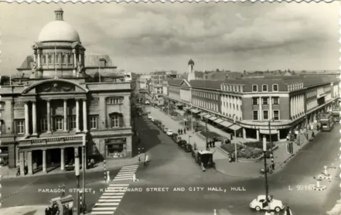 Framed Print : Paragon Street & King Edward Street, Kingston upon Hull, Yor Framed Print : Paragon Street & King Edward Street, Kingston upon Hull, Yor