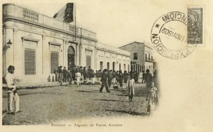 Framed Print : Paraguay - Asuncion - French Embassy Framed Print : Paraguay - Asuncion - French Embassy