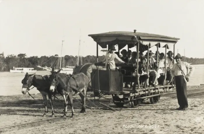 Framed Print : Paranagua Mule-powered Railway, Brazil Framed Print : Paranagua Mule-powered Railway, Brazil