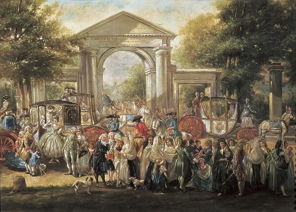 PARET y ALCAZAR, Luis (1746-1798). The Feast