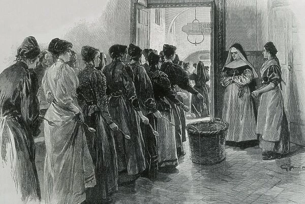Paris (1902). Womens prison of Saint Lazare