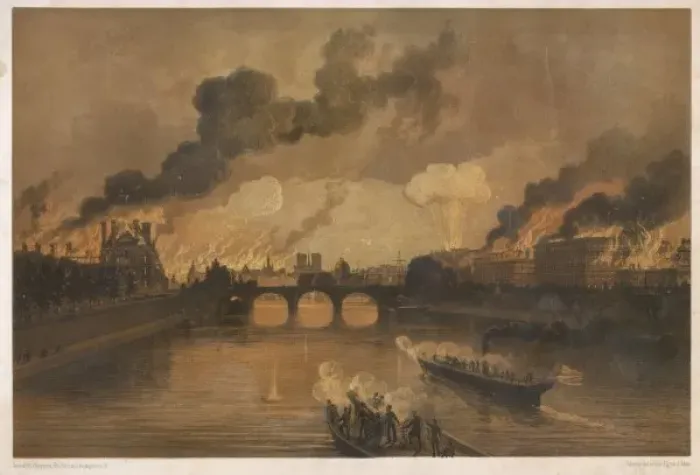 Framed Print : Paris Ablaze / 1871 Framed Print : Paris Ablaze / 1871