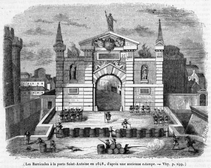 Framed Print : Paris Barricade C17 Framed Print : Paris Barricade C17