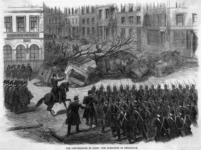 Framed Print : Paris Barricades Framed Print : Paris Barricades