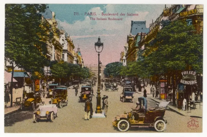 Framed Print : Paris / Boulevard Italiens Framed Print : Paris / Boulevard Italiens
