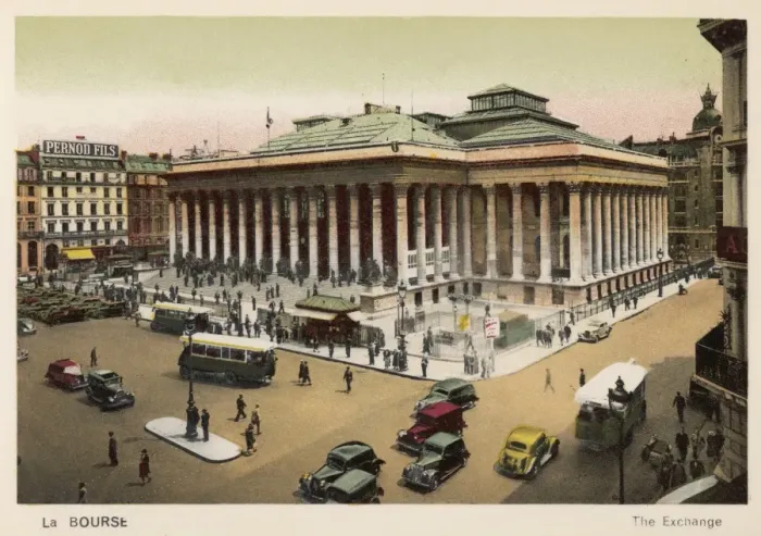 Framed Print : Paris Bourse 1920 Framed Print : Paris Bourse 1920