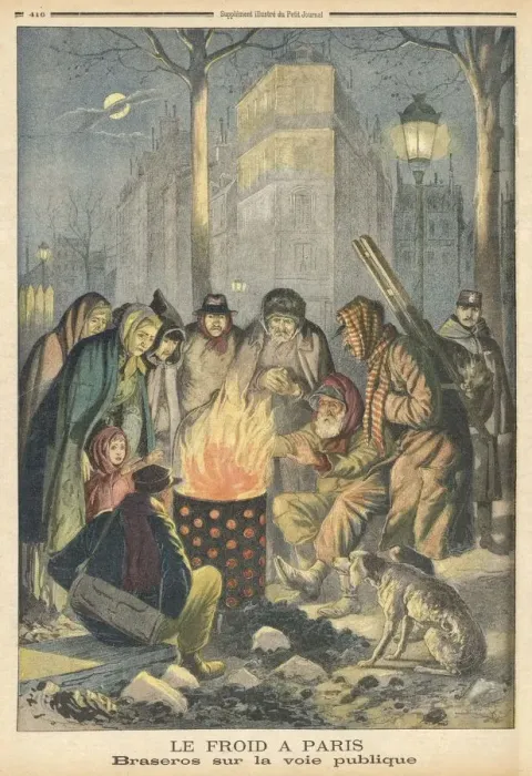 Framed Print : PARIS BRAZIERS Framed Print : PARIS BRAZIERS