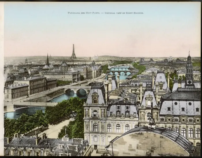 Framed Print : Paris / Eight Bridges 1905 Framed Print : Paris / Eight Bridges 1905