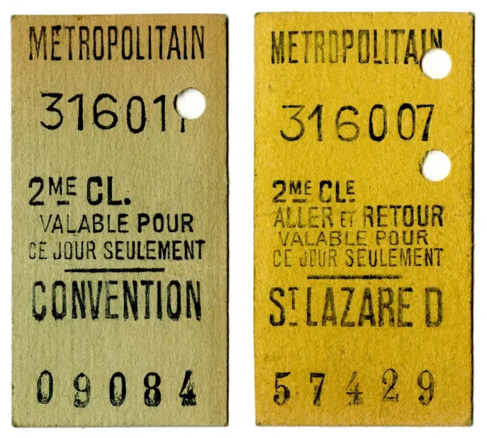 Framed Print : PARIS BUS METRO TICKETS Framed Print : PARIS BUS METRO TICKETS