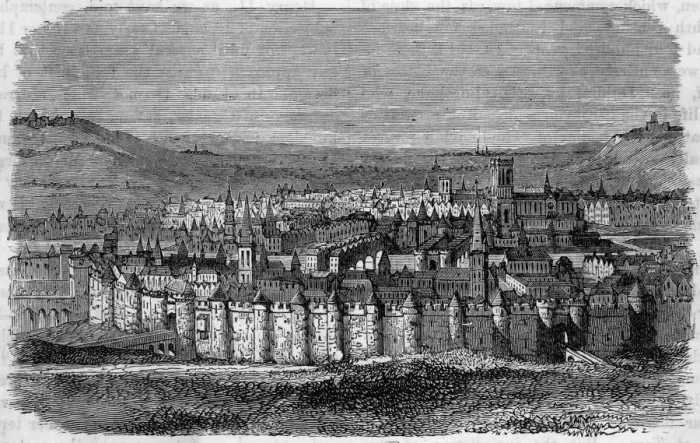 Framed Print : PARIS, CIRCA 1155 Framed Print : PARIS, CIRCA 1155
