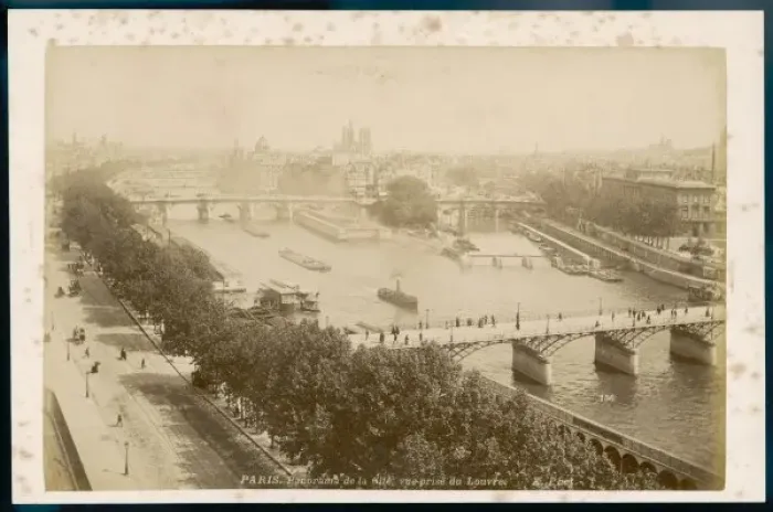 Framed Print : Paris / Cite / From Louvre Framed Print : Paris / Cite / From Louvre