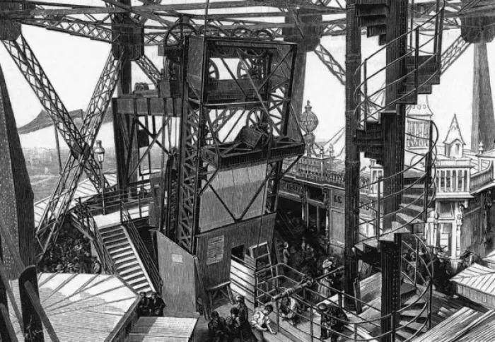Framed Print : Paris / Eiffel Tower 1889 Framed Print : Paris / Eiffel Tower 1889