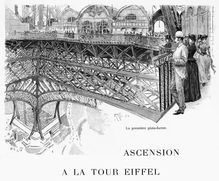 Framed Print : Paris / Eiffel Tower 1889 Framed Print : Paris / Eiffel Tower 1889