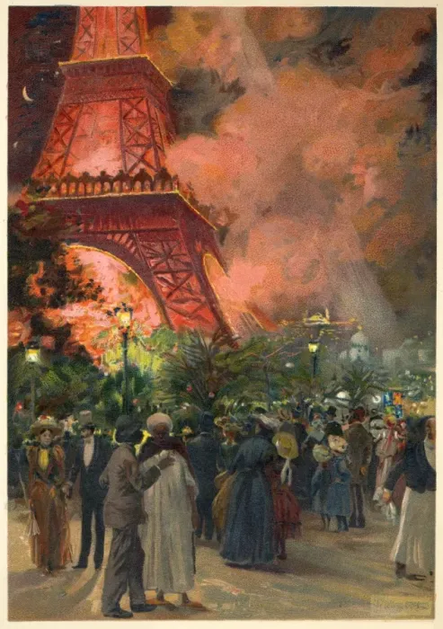 Framed Print : Paris / Eiffel Tower 1889 Framed Print : Paris / Eiffel Tower 1889