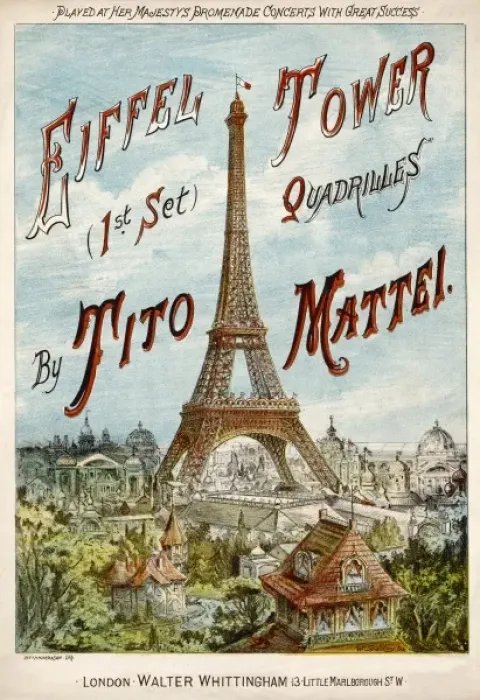 Framed Print : Paris / Eiffel Tower 1889 Framed Print : Paris / Eiffel Tower 1889