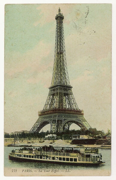 Paris  /  Eiffel Tower 1908