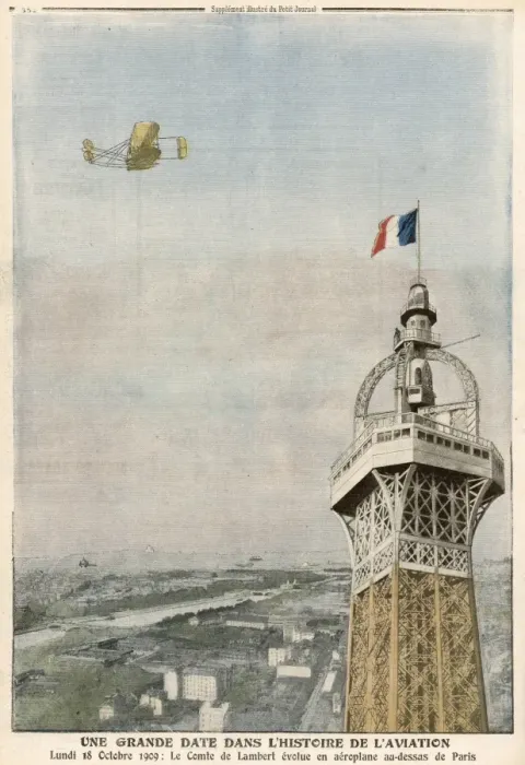 Framed Print : Paris / Eiffel Tower 1909 Framed Print : Paris / Eiffel Tower 1909