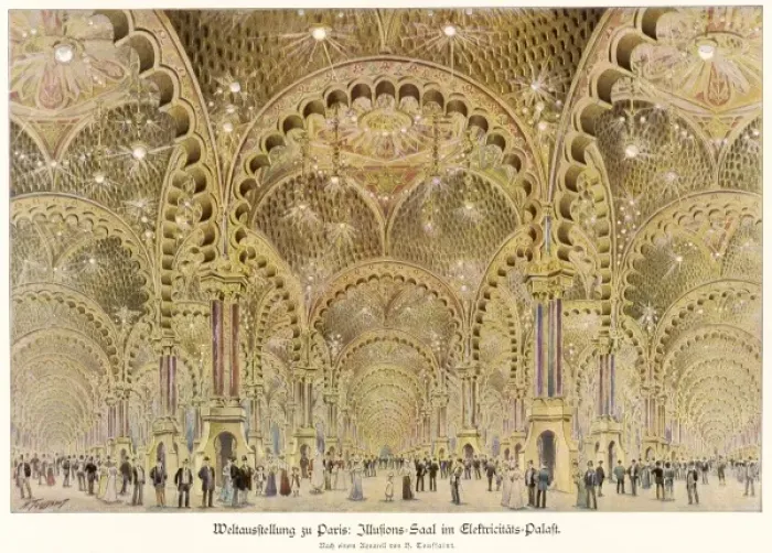 Framed Print : Paris Exhib Electricity Framed Print : Paris Exhib Electricity