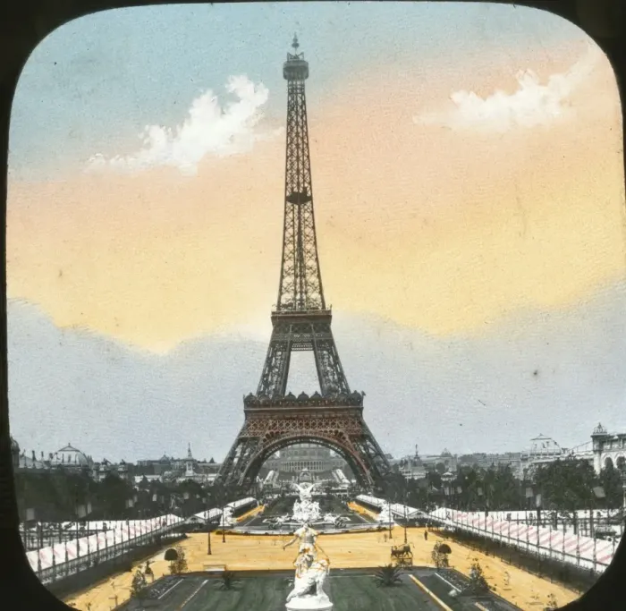 Framed Print : Paris Exhibition of 1889 - Eiffel Tower Framed Print : Paris Exhibition of 1889 - Eiffel Tower