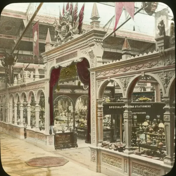 Framed Print : Paris Exhibition of 1889 - English Section Framed Print : Paris Exhibition of 1889 - English Section
