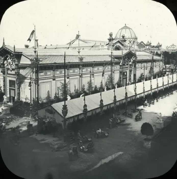 Framed Print : Paris Exhibition of 1889 - ( Exhibition ) from Dome Left Framed Print : Paris Exhibition of 1889 - ( Exhibition ) from Dome Left