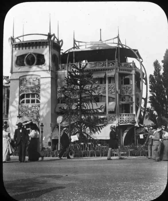 Framed Print : Paris Exhibition of 1889 - Pavilion Bleu Framed Print : Paris Exhibition of 1889 - Pavilion Bleu