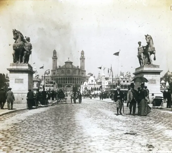 Framed Print : Paris Exhibition 1900 Framed Print : Paris Exhibition 1900