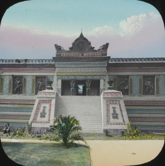 Framed Print : Paris Exhibition 1900 - Mexico Framed Print : Paris Exhibition 1900 - Mexico