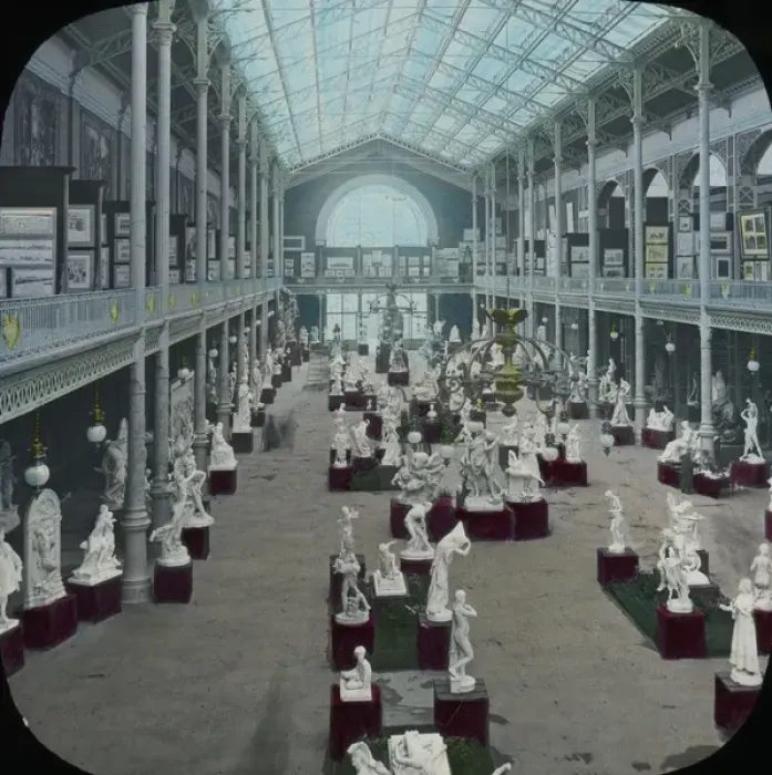 Framed Print : Paris Exhibition 1900 - Statuary Court (East) Framed Print : Paris Exhibition 1900 - Statuary Court (East)