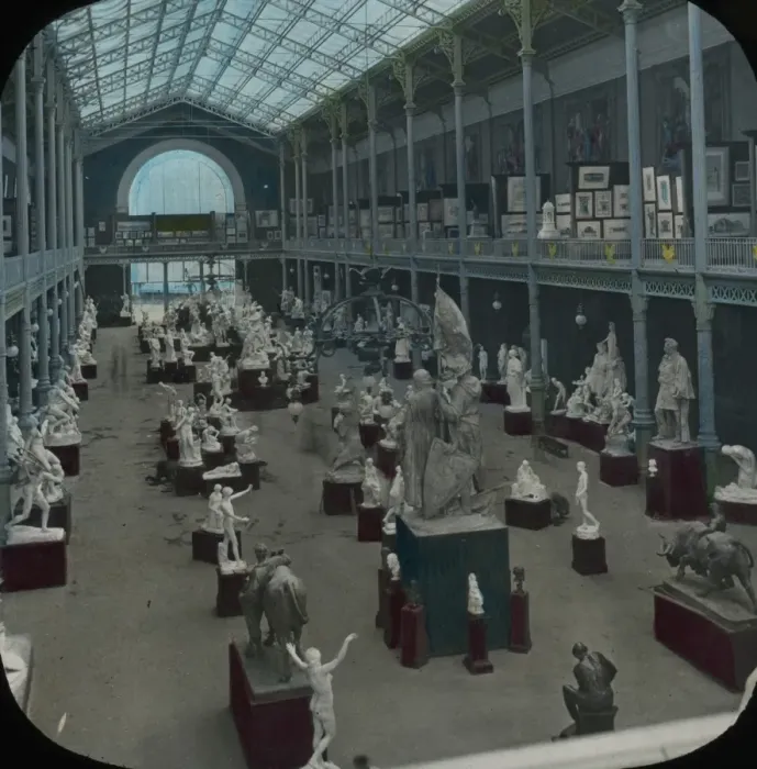 Framed Print : Paris Exhibition 1900 - Statuary Court (West) Framed Print : Paris Exhibition 1900 - Statuary Court (West)