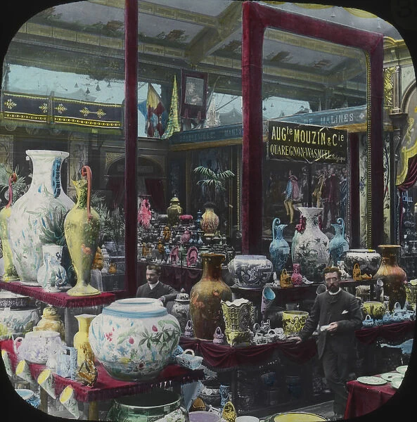 Paris Exhibition 1900 - Tables of Vases and Urns