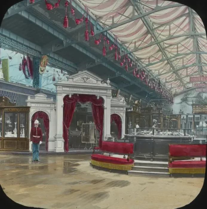 Framed Print : Paris Exhibition 1900 - United States of America Framed Print : Paris Exhibition 1900 - United States of America