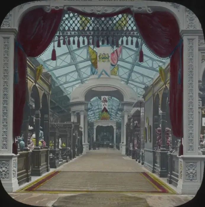 Framed Print : Paris Exhibition 1900 - Wares from Stoke, Lancaster and Lond Framed Print : Paris Exhibition 1900 - Wares from Stoke, Lancaster and Lond