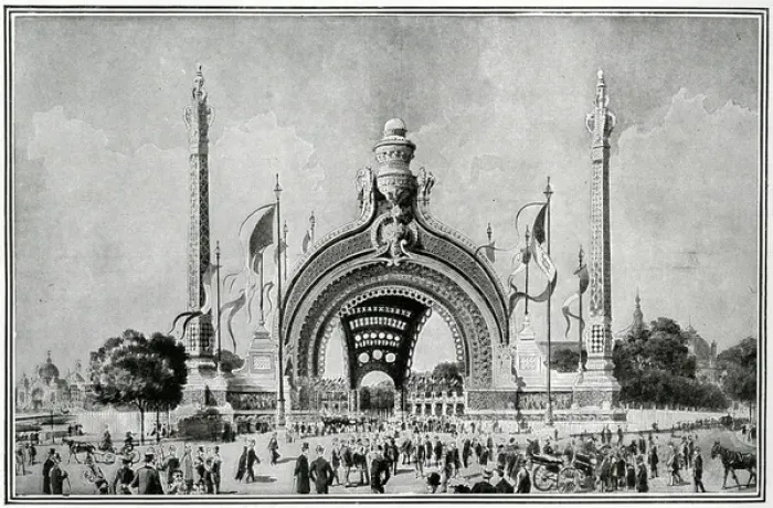 Framed Print : Paris Exhibition - Exhibition de la Concorde 1900 Framed Print : Paris Exhibition - Exhibition de la Concorde 1900