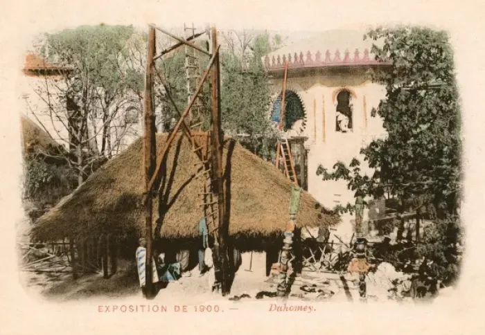 Framed Print : Paris - Exposition Universale - Dahomey Exhibit Framed Print : Paris - Exposition Universale - Dahomey Exhibit