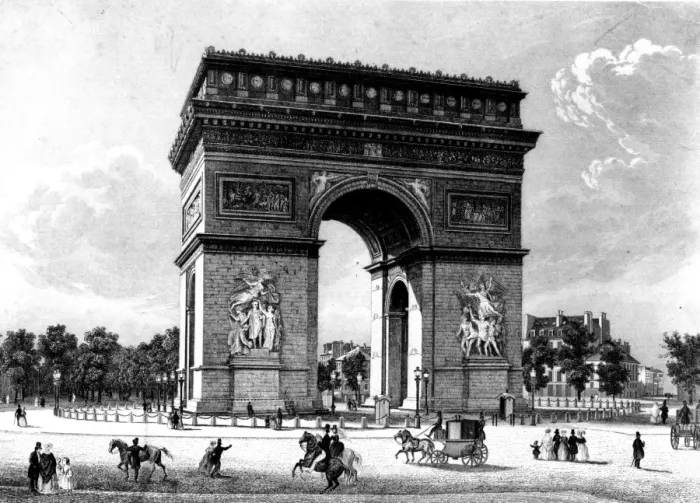 Framed Print : Paris, France - Arc de Triomphe Framed Print : Paris, France - Arc de Triomphe