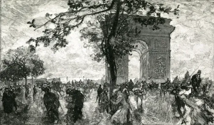 Framed Print : Paris, France - Arc de Triomphe Framed Print : Paris, France - Arc de Triomphe
