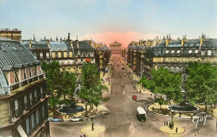 Framed Print : Paris, France - Avenue de l Opera Framed Print : Paris, France - Avenue de l Opera