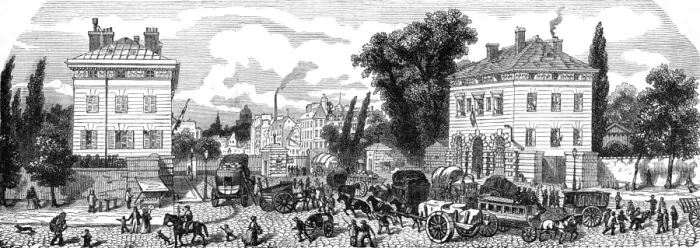 Framed Print : Paris, France - Barriere d Enfer