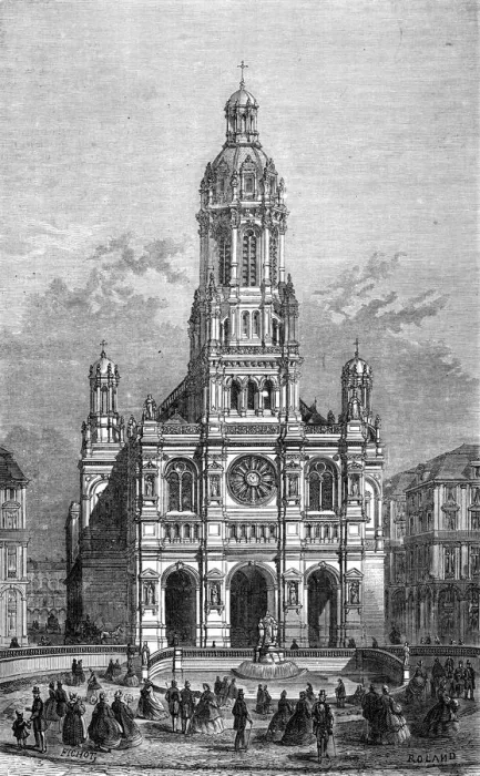 Framed Print : Paris, France - Eglise de la Trinite Framed Print : Paris, France - Eglise de la Trinite