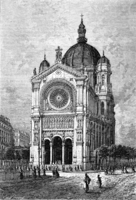 Framed Print : Paris, France - Eglise Saint Augustin Framed Print : Paris, France - Eglise Saint Augustin