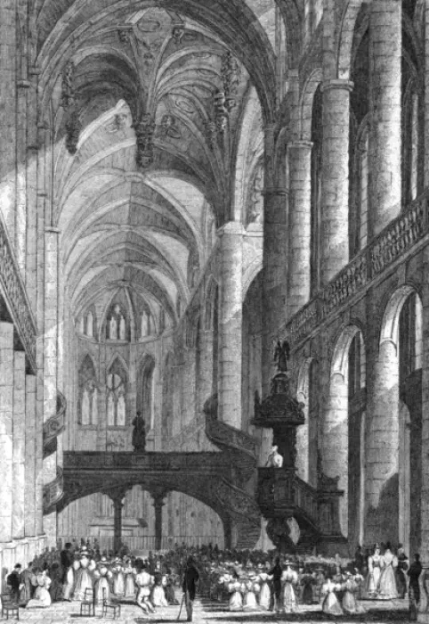 Framed Print : Paris, France - Eglise Saint-Etienne du Mont Framed Print : Paris, France - Eglise Saint-Etienne du Mont