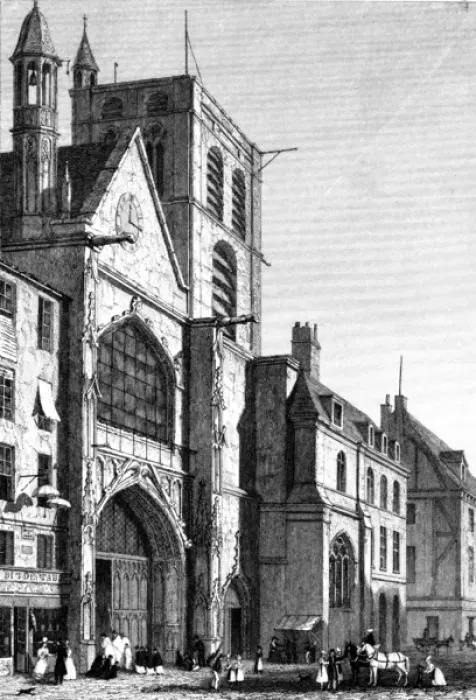 Framed Print : Paris, France - Eglise Saint Merri, rue Saint Martin Framed Print : Paris, France - Eglise Saint Merri, rue Saint Martin